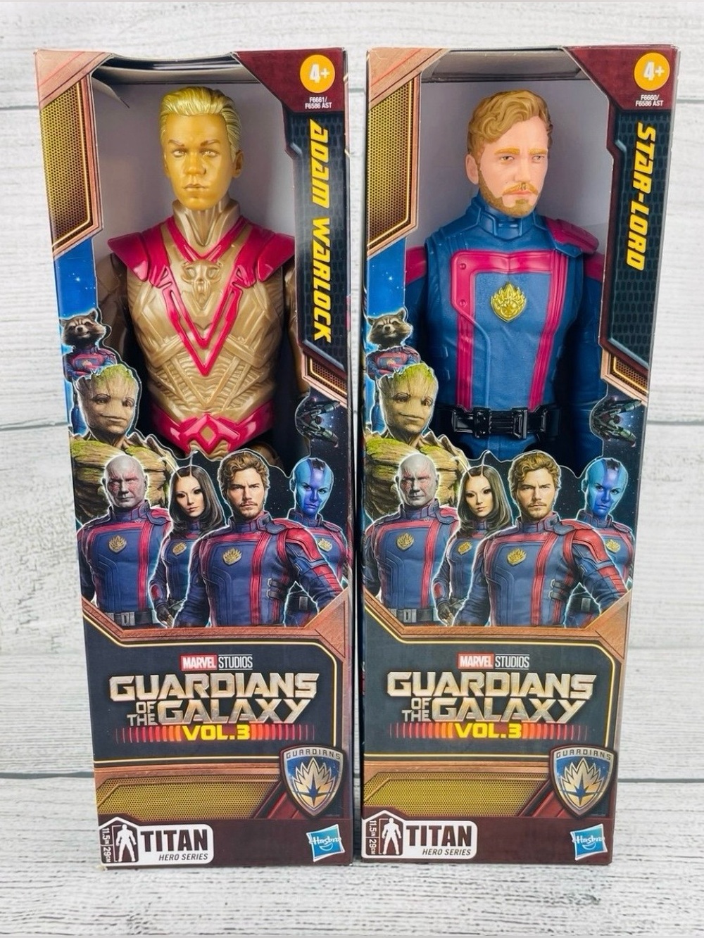 Guardians of the Galaxy 3 Titan Hero Series ADAM WARLOCK STAR LORD 12" Figures